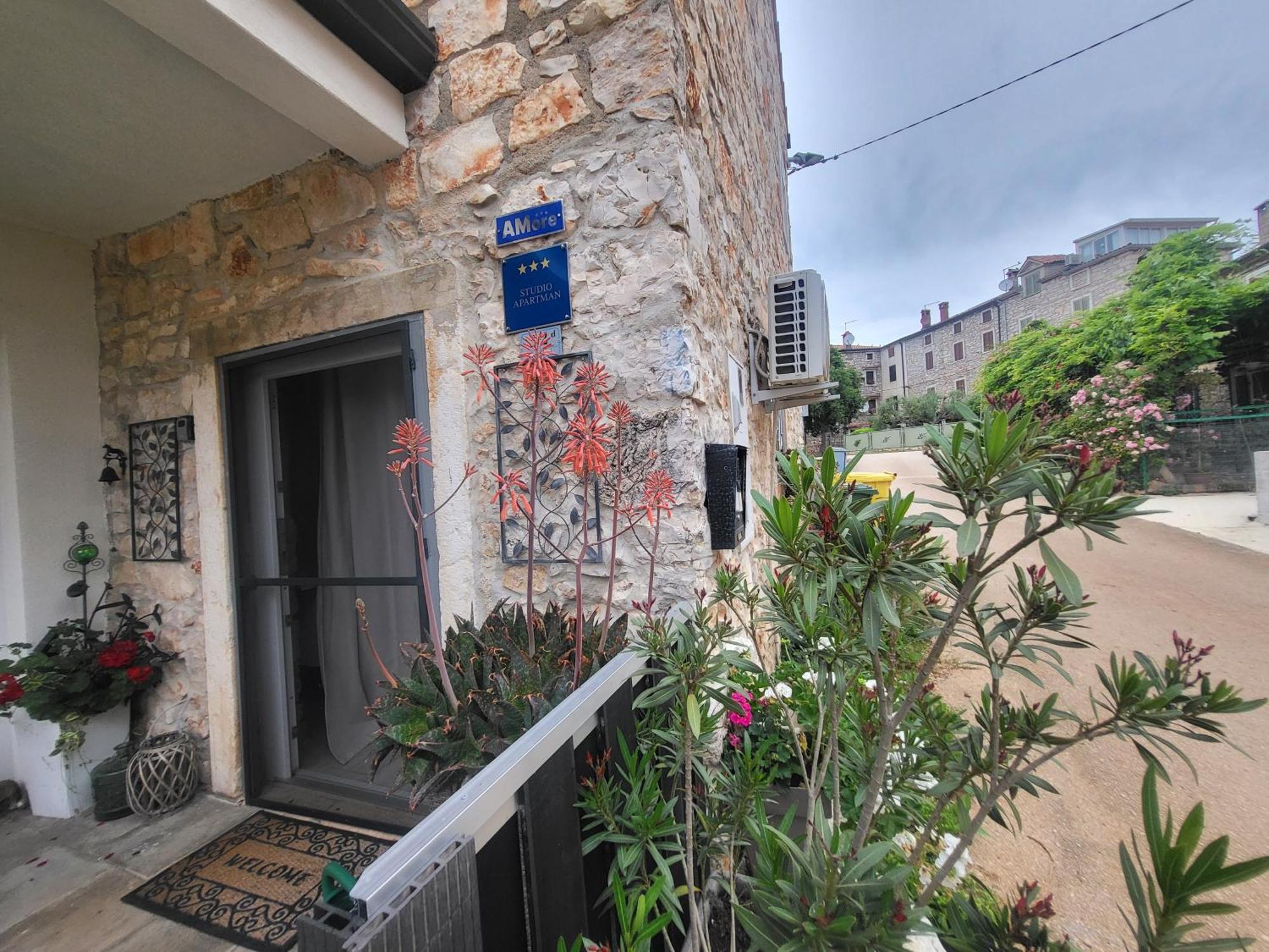 Villa Amore Radini Istrian Romantic Studio With Private Parking And Terrace Brtonigla Esterno foto